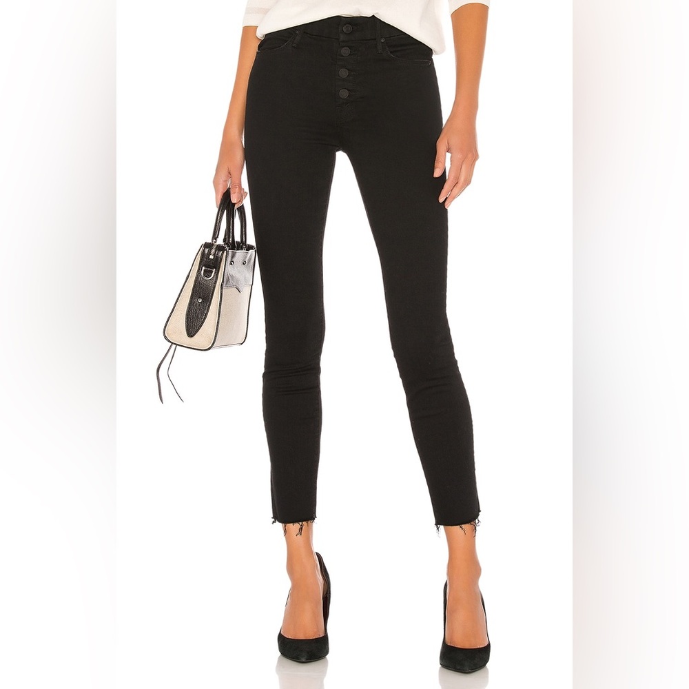 MOTHER The Pixie Ankle Fray Jeans in Holding Hands Tightly Size 29